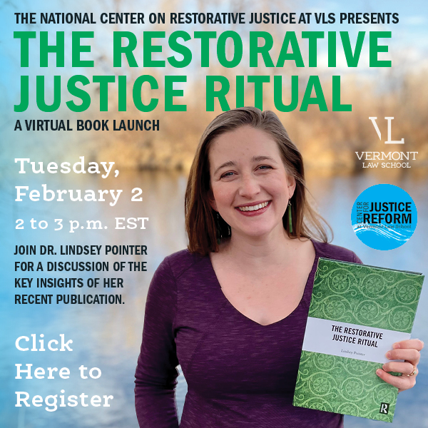 Virtual Book Launch The Restorative Justice Ritual