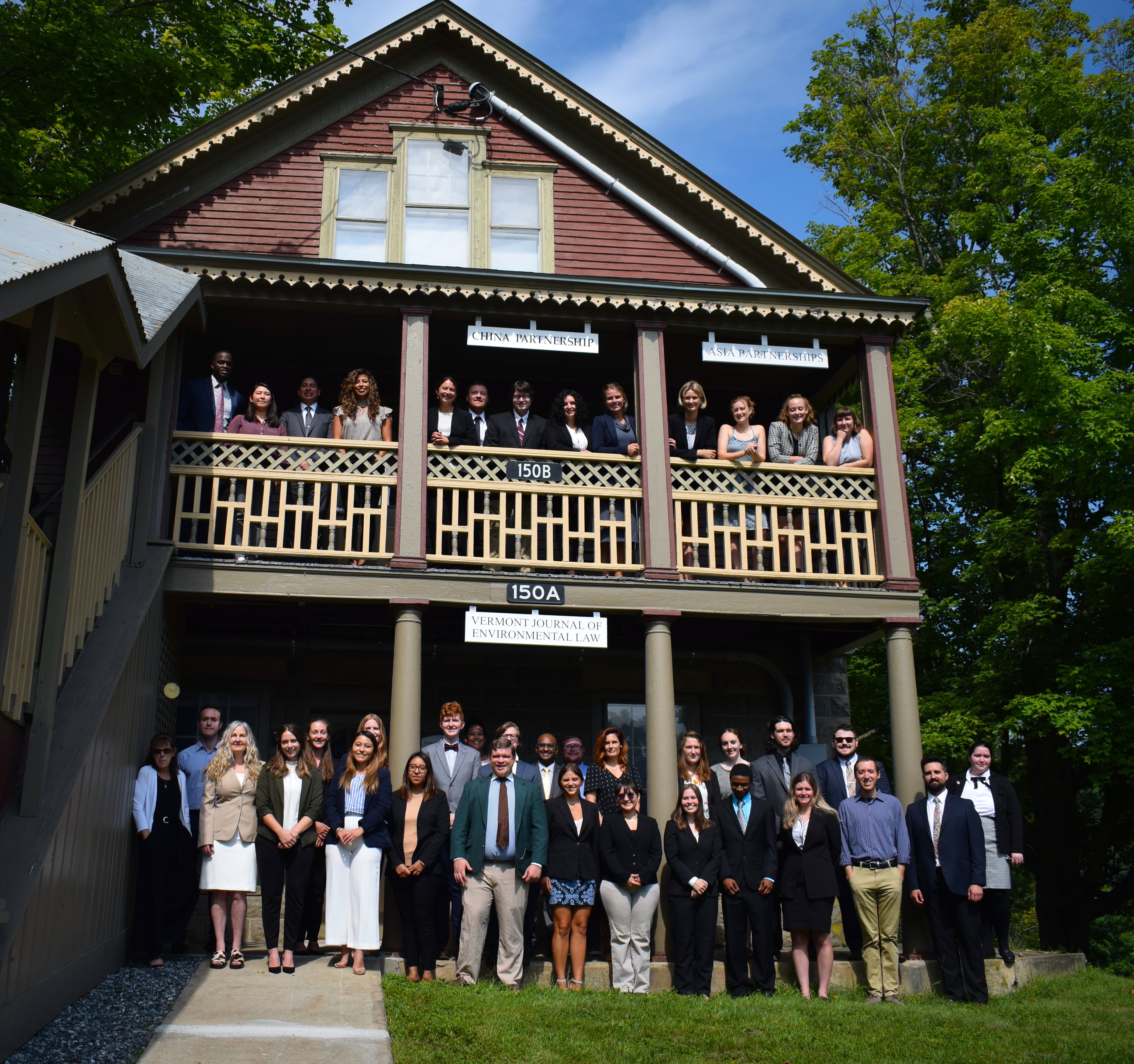 Group photo of the Vermont Journal of Environmental Law team