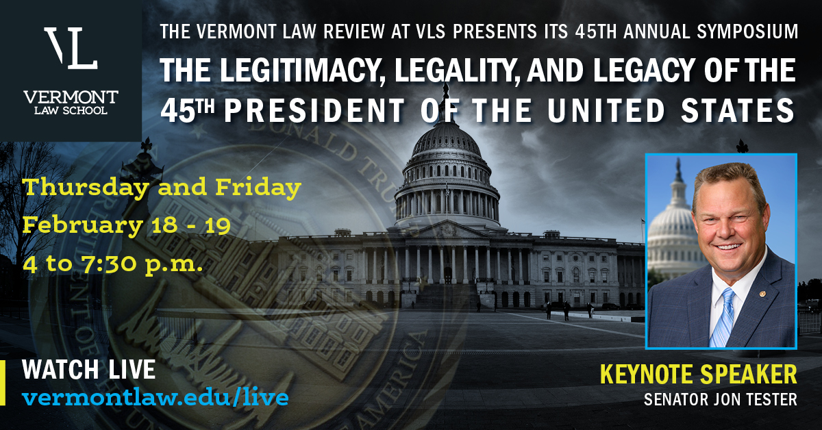Vermont Law Review Symposium