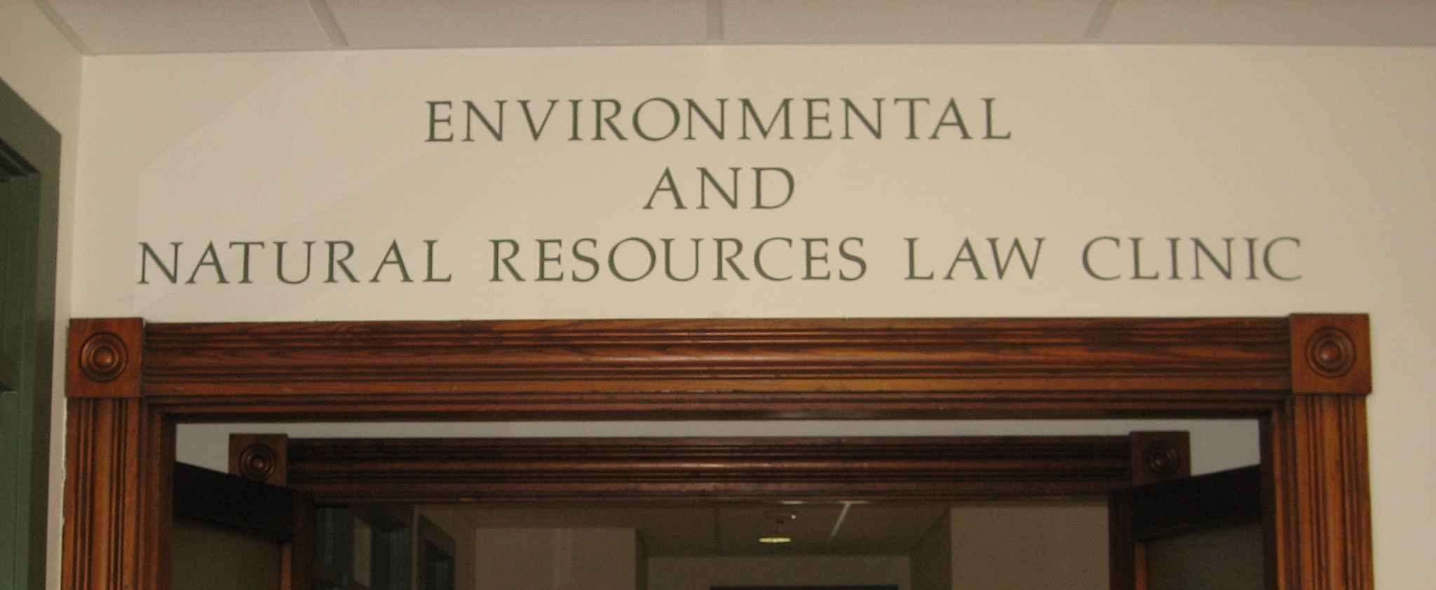 The Environmental and Natural Resources Law Clinic opening its doors in 2003